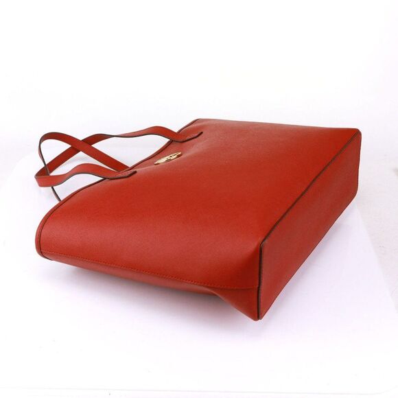 NWT Michael Kors Travel Saffiano Tote in Scarlet - Picture 8 of 11